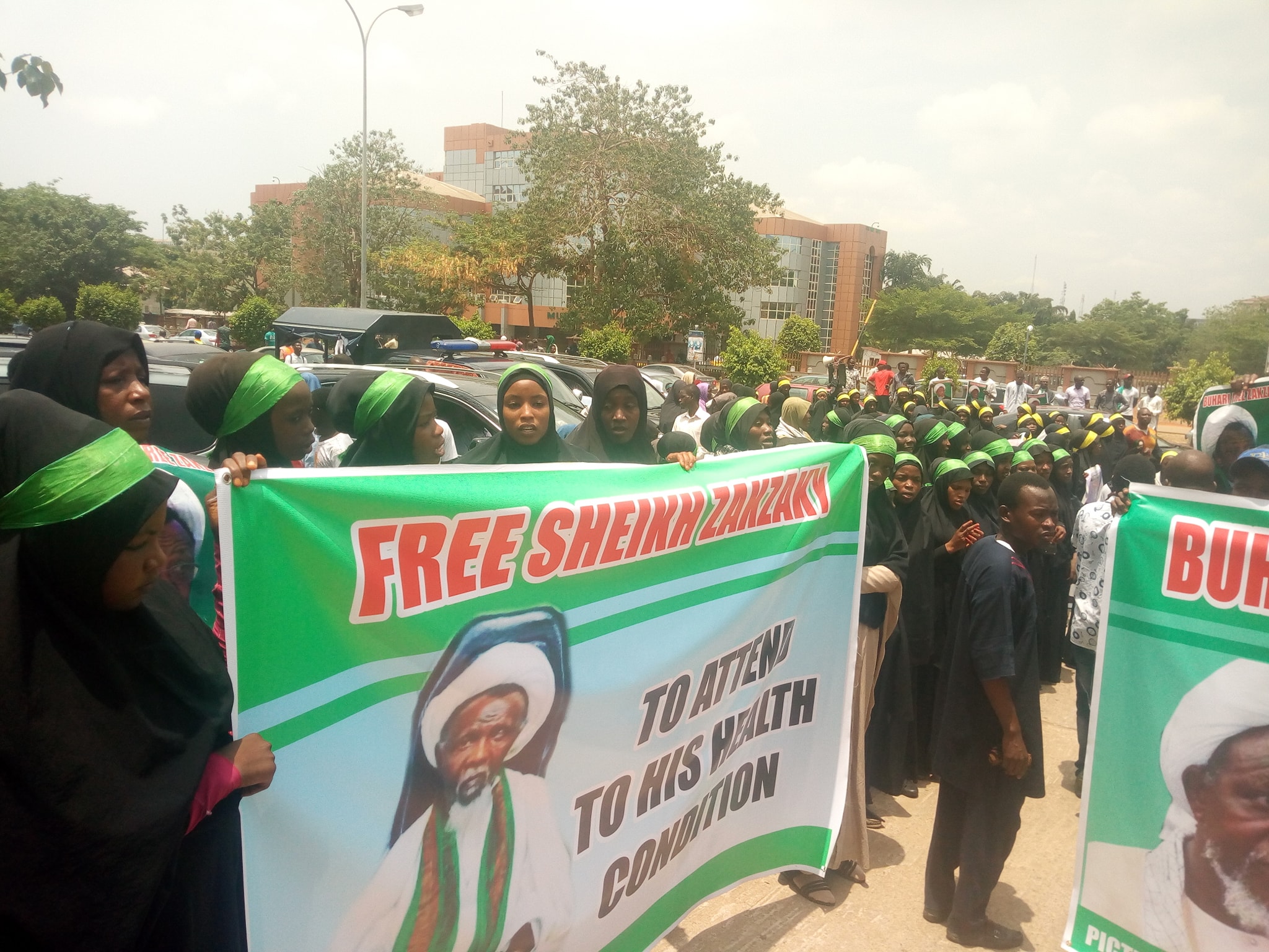  dfree zakzaky protest in abuja on thurs the  2nd of may 2019
